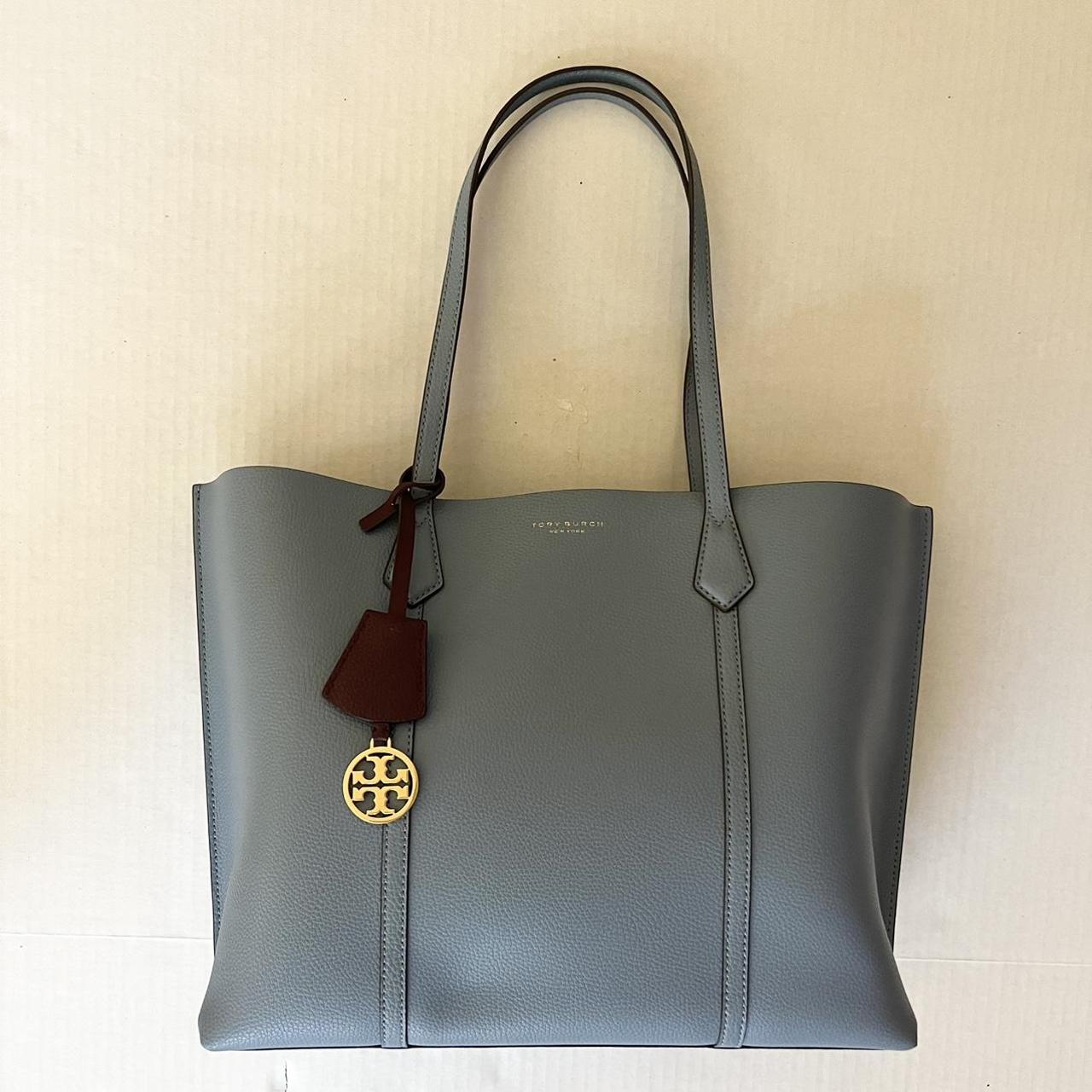 Tory burch perry outlet tote blue