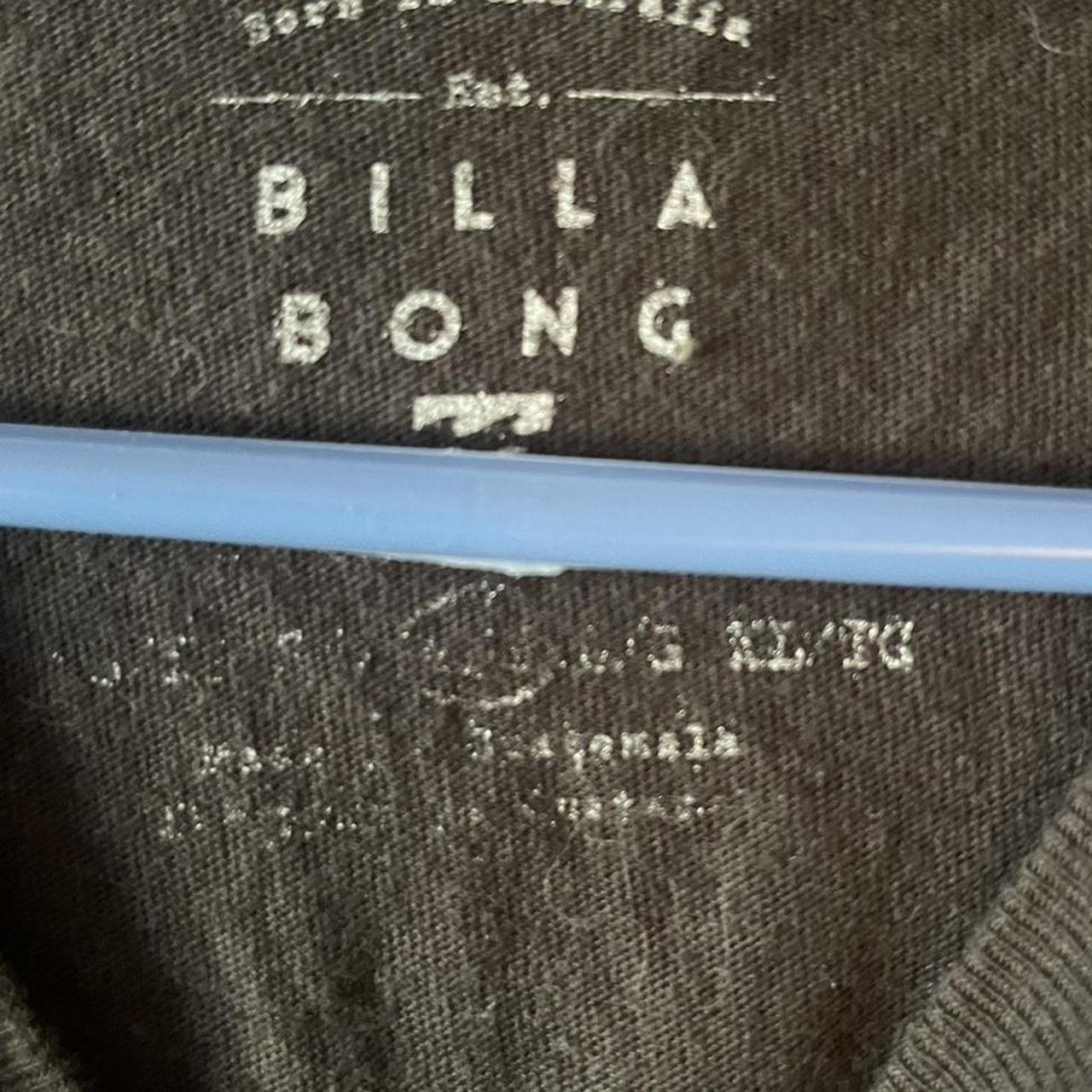 billabong grey t shirt
