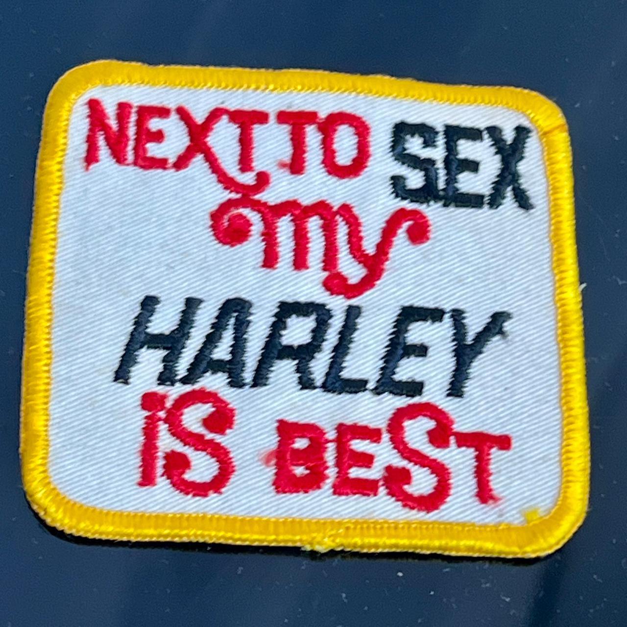 Harley Biker Patch says 