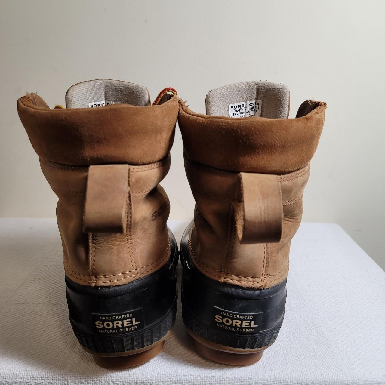 Sorel Men's Black and Tan Boots (3)