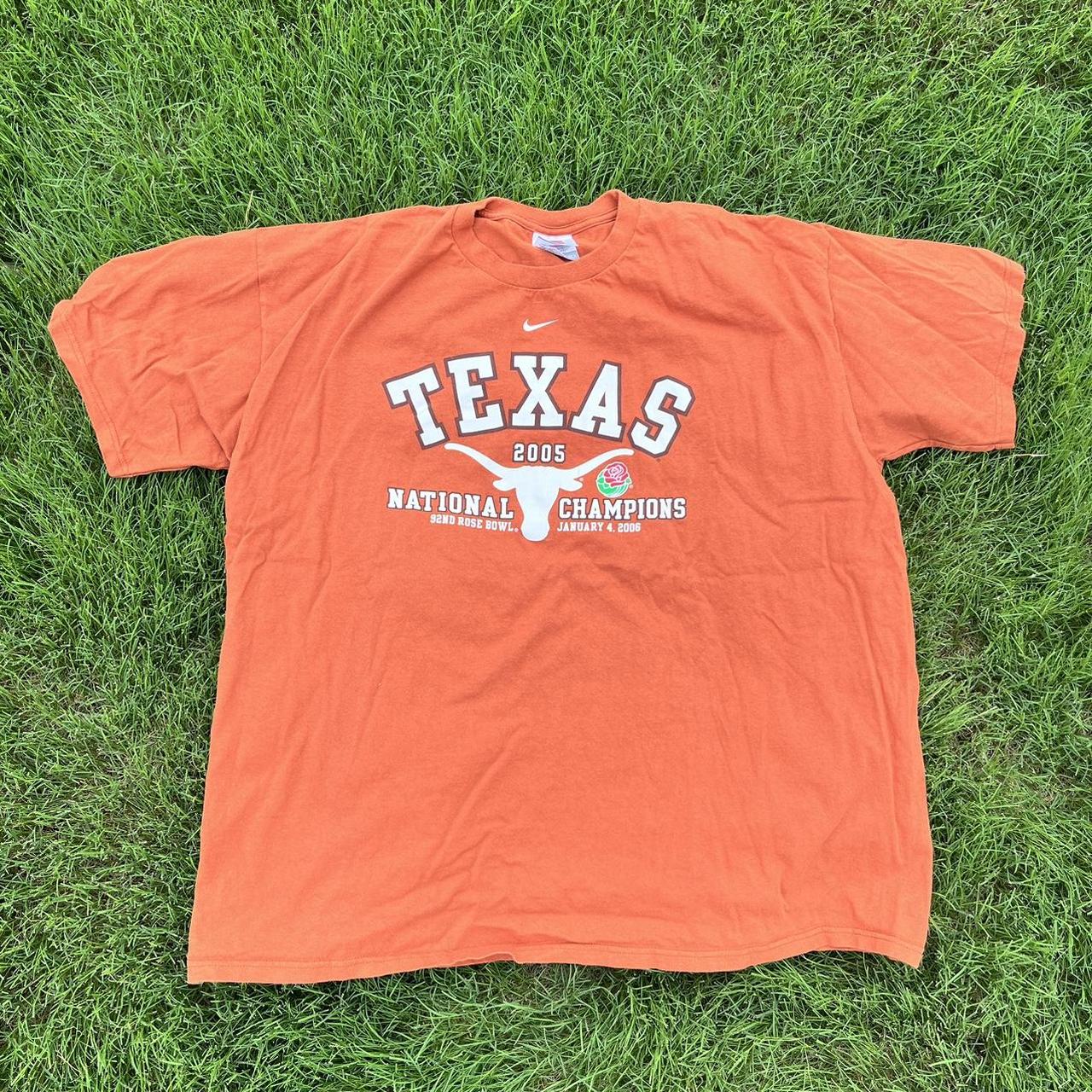 Vintage University Of Texas Rose Bowl Tee -... - Depop