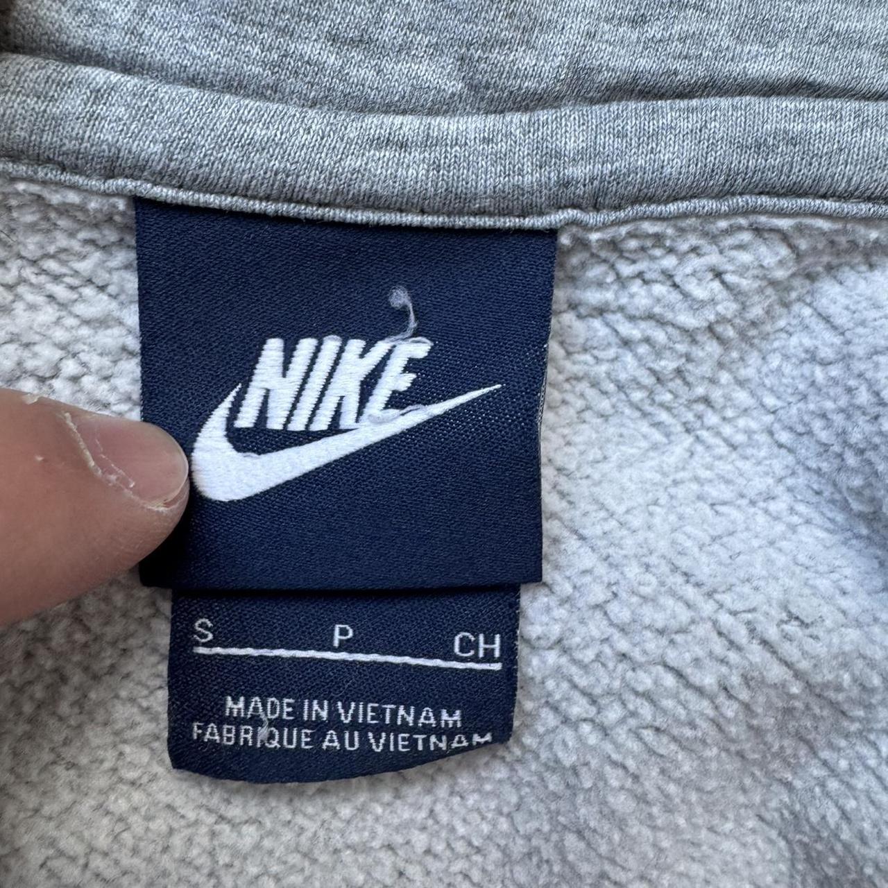 mens nike full zip hoodie grey