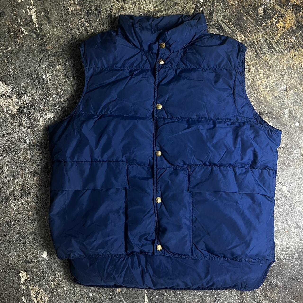 L.L.Bean Men's Blue Gilet | Depop