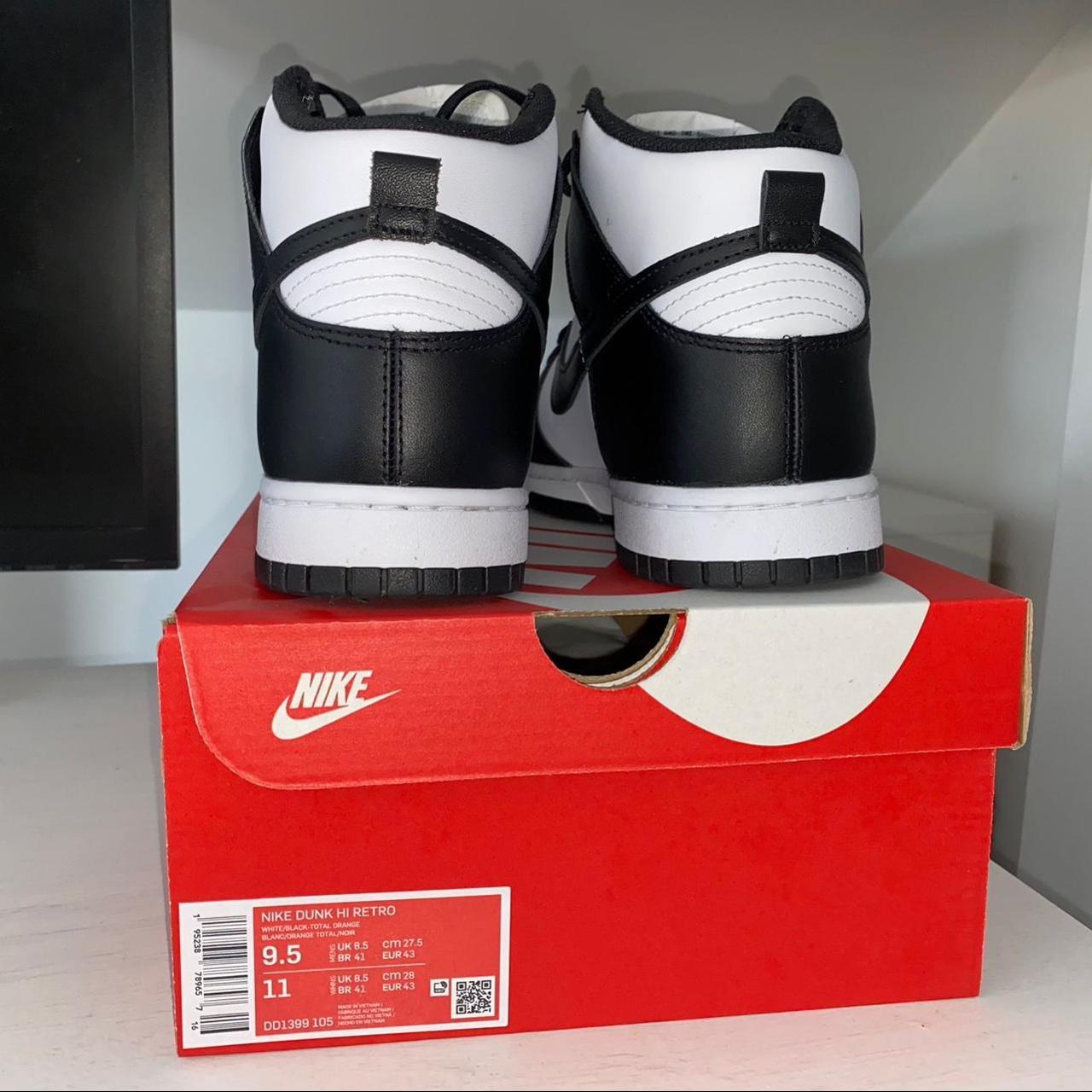 Jordan 1 retro high black/white bought for... - Depop