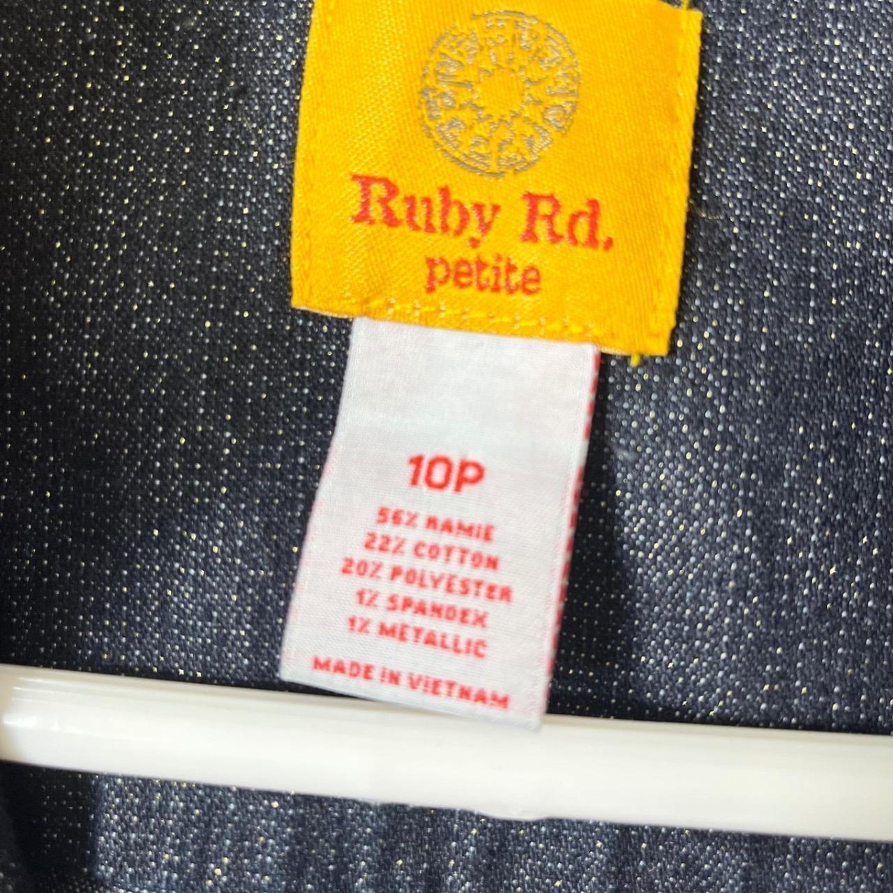 Ruby Rd. Women's Petite Jacket - Blue - 10 – Ruby… - image 4