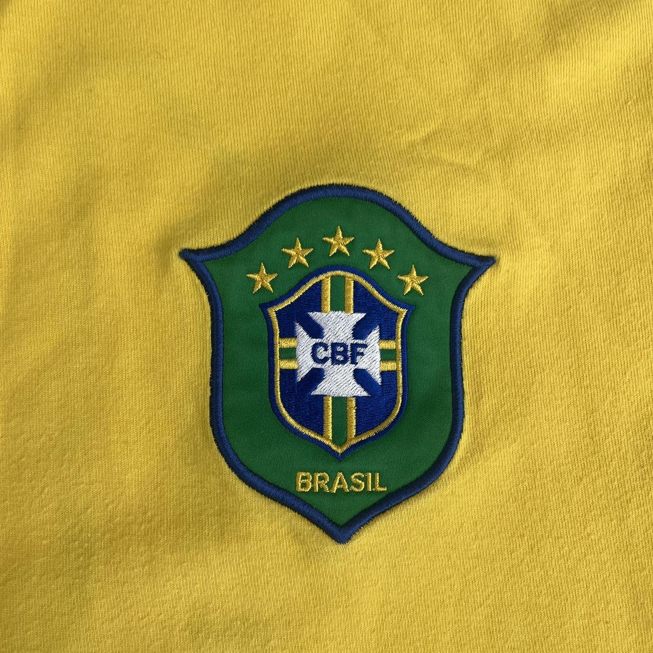 📍Nike Y2K vintage Brazil football shirt Colour -... - Depop