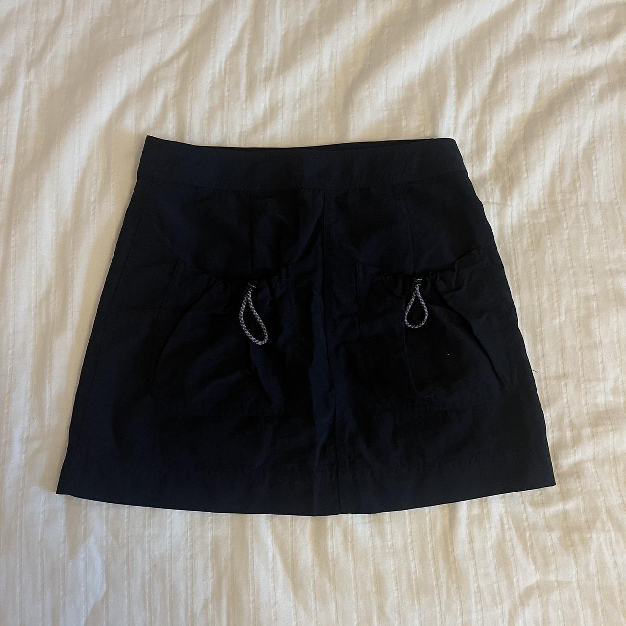 peachy den mimi cargo skirt XS in navy 100% recycled... - Depop