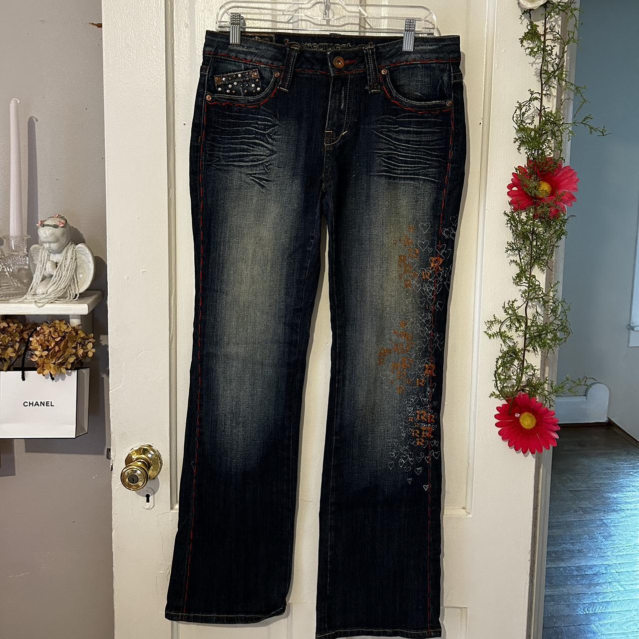 baggy Y2K street style jeans literally so cute with... - Depop