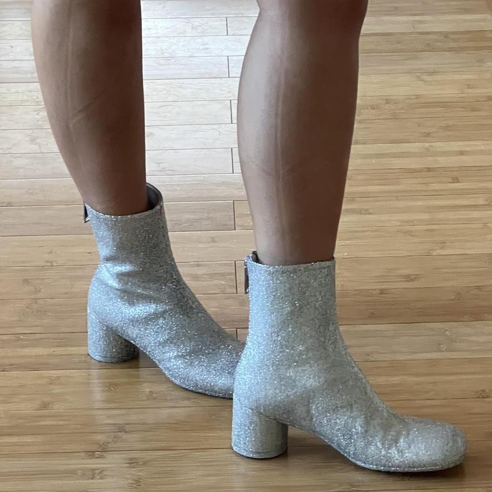 Margiela glitter outlet boots