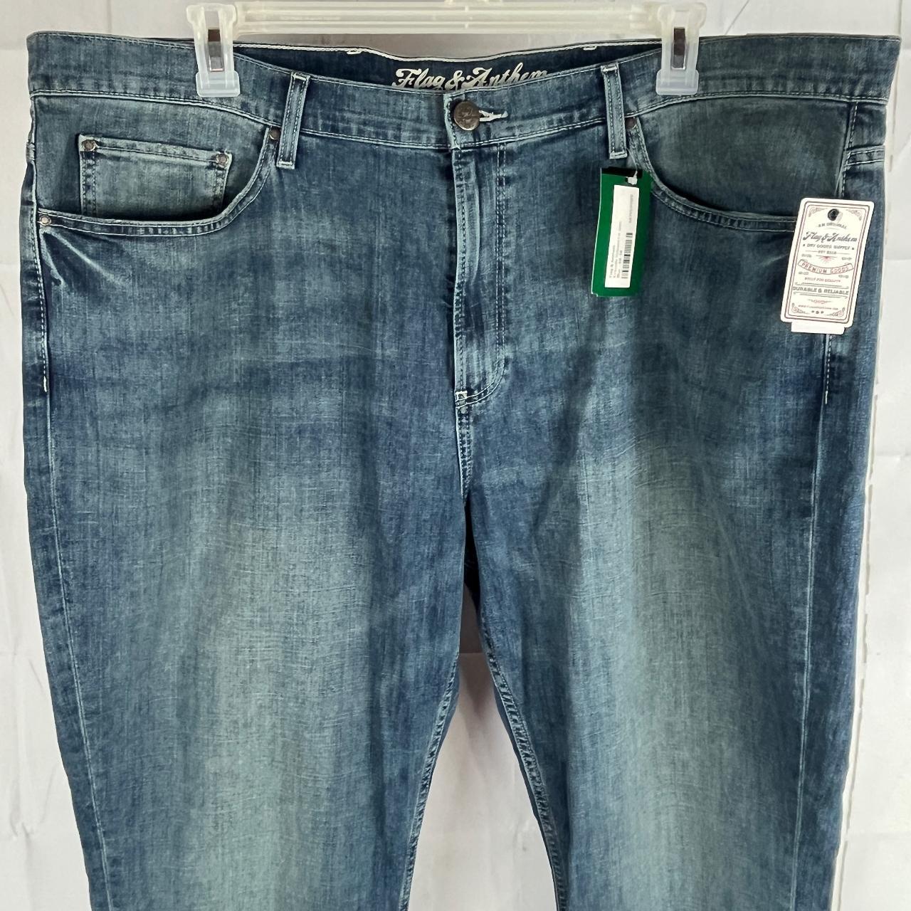 Flag & Anthem Men's Navy Jeans Depop