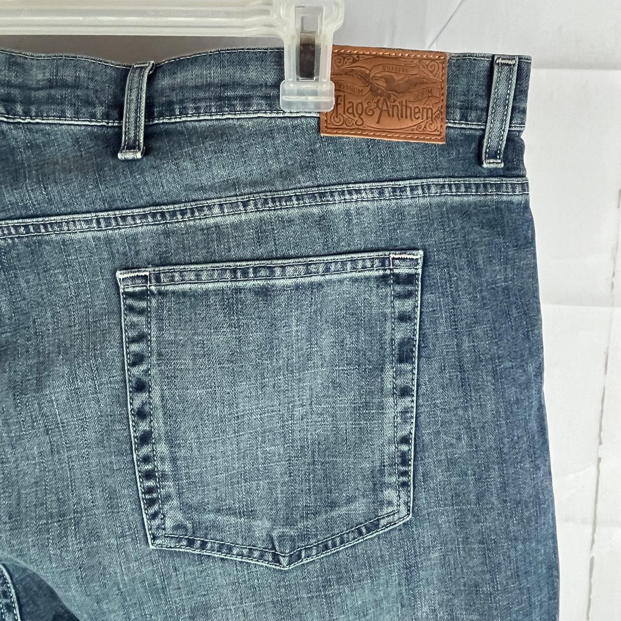 Flag & Anthem Men's Navy Jeans Depop