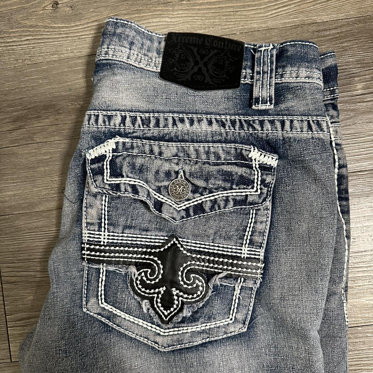 CRAZY GRAIL RARE XTREME COUTURE JEANS WITH THE ⚜️ ON... - Depop