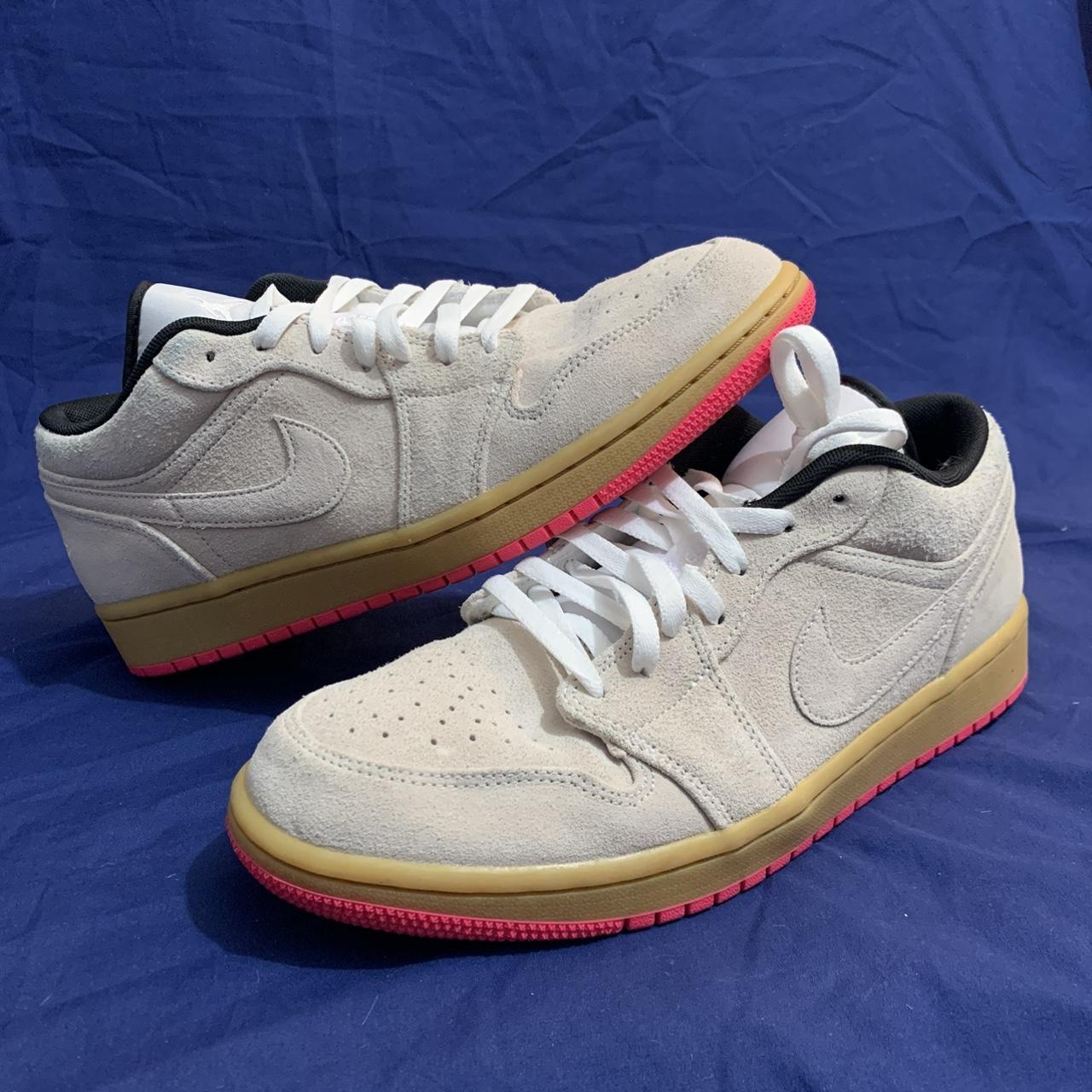 Air jordan 1 low white hot sale gym yellow