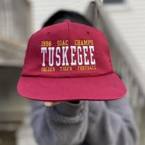 1998 vintage HBCU snapback SIAC Champs Tuskegee, selling Youngan snaps