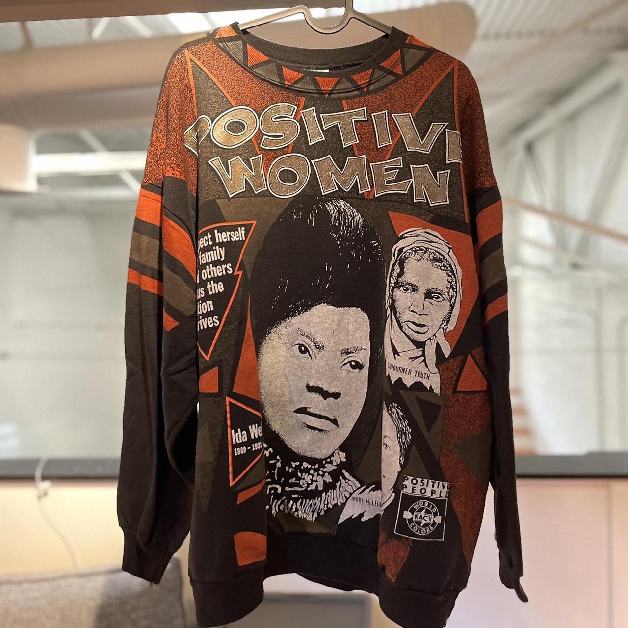 Vintage Kacy World Colors Positive People crewneck...