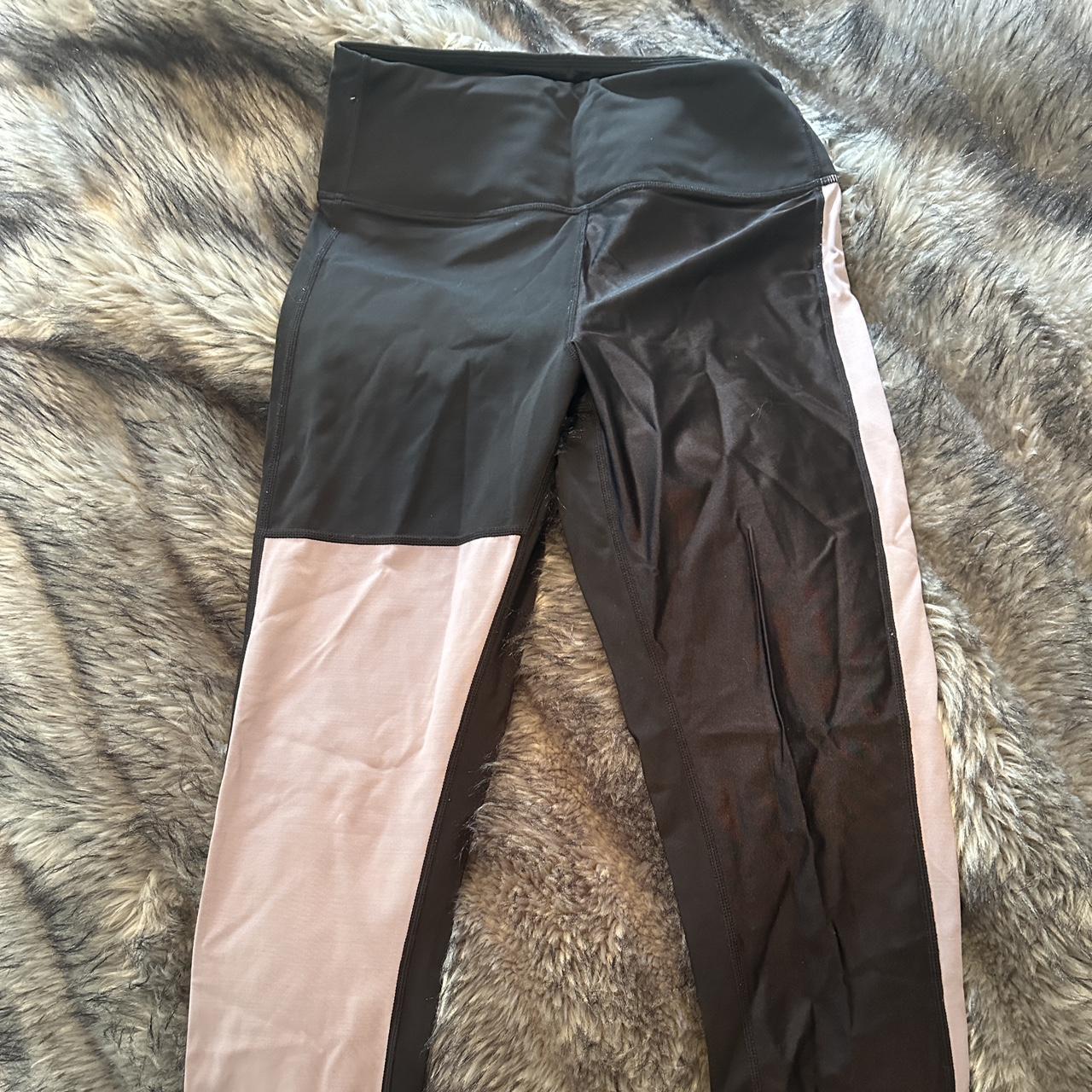 ALALA patchwork leggings. Worn once. Size small. - Depop