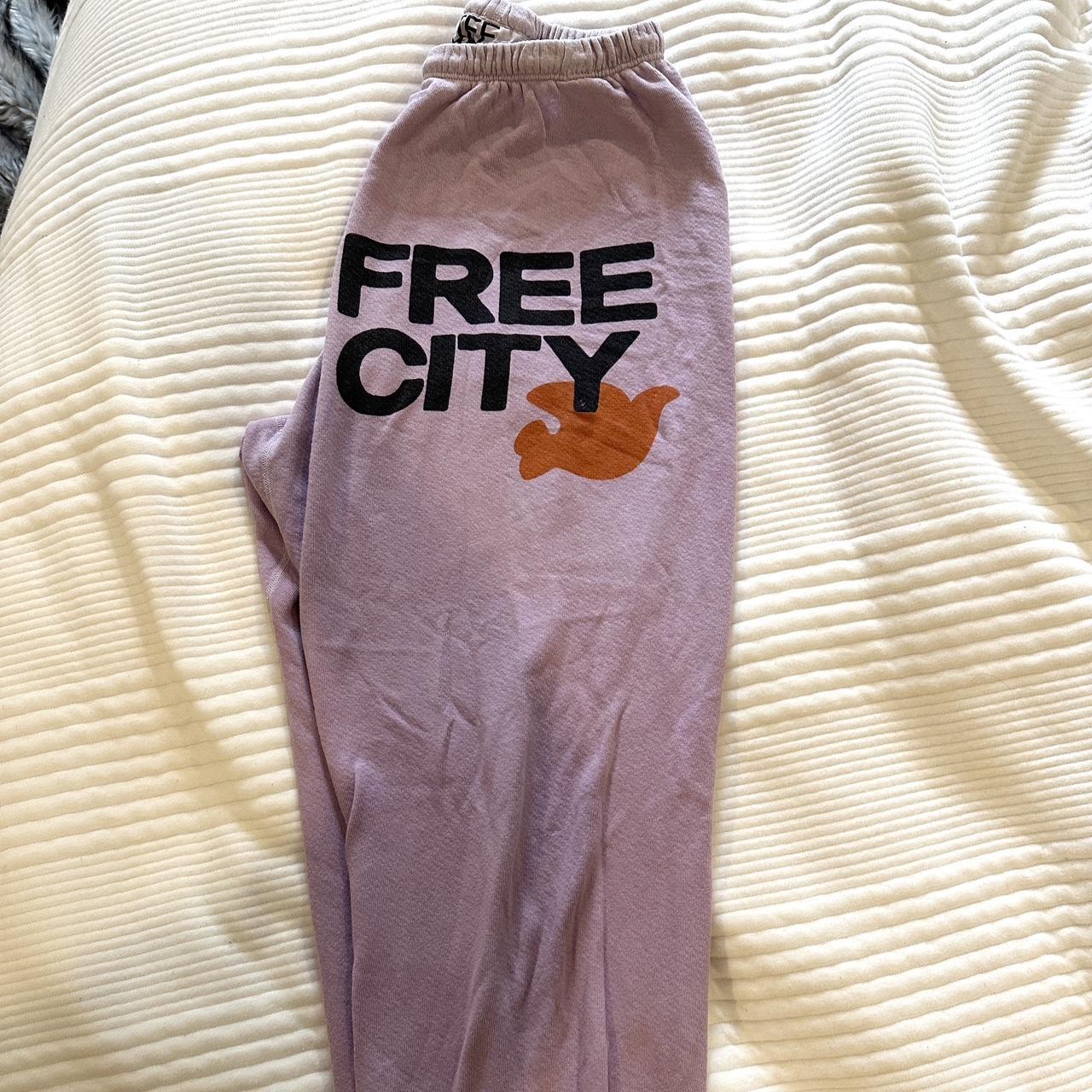 Free city pink discount sweatpants