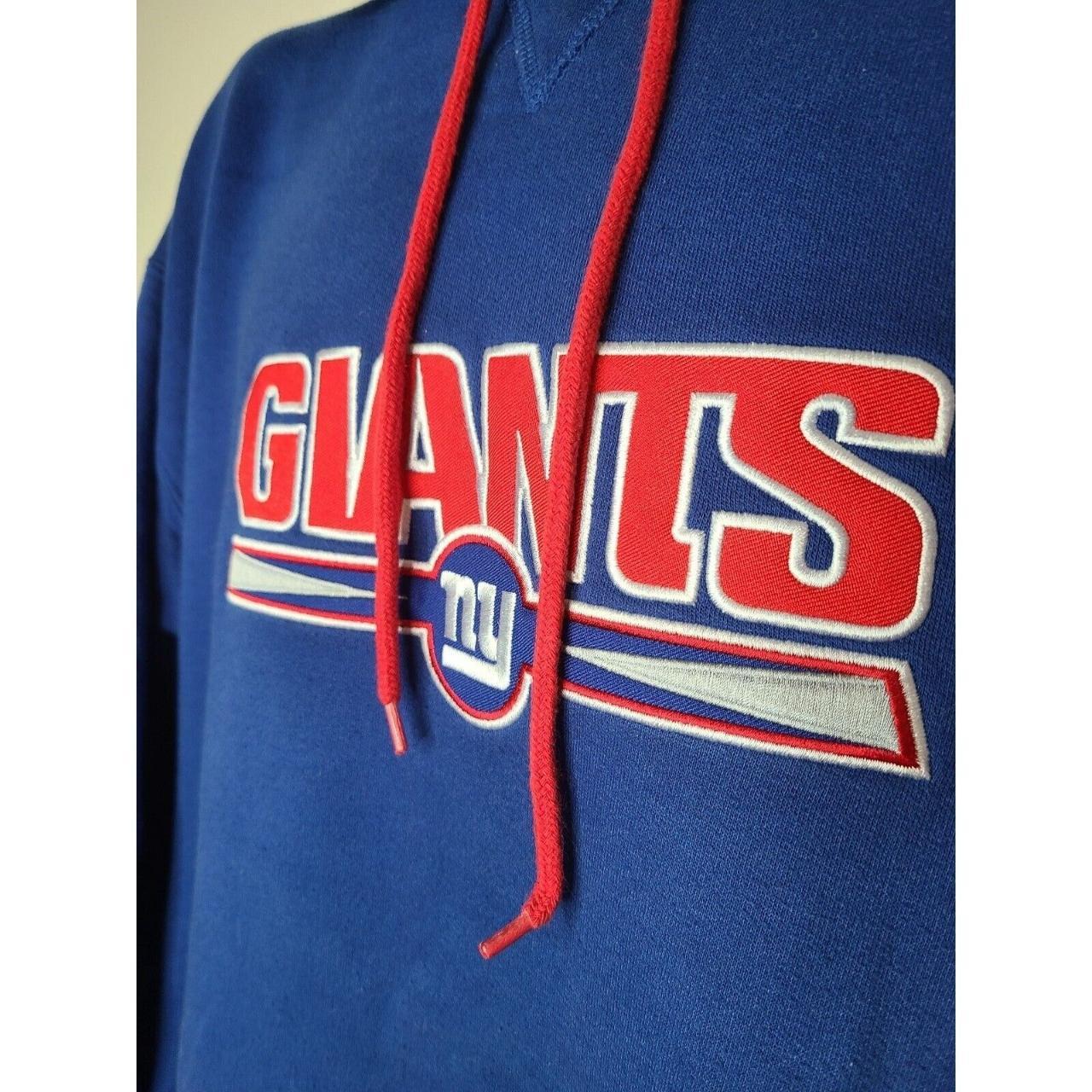 White New York giants NFL hoodie Condition: 9/10 - Depop