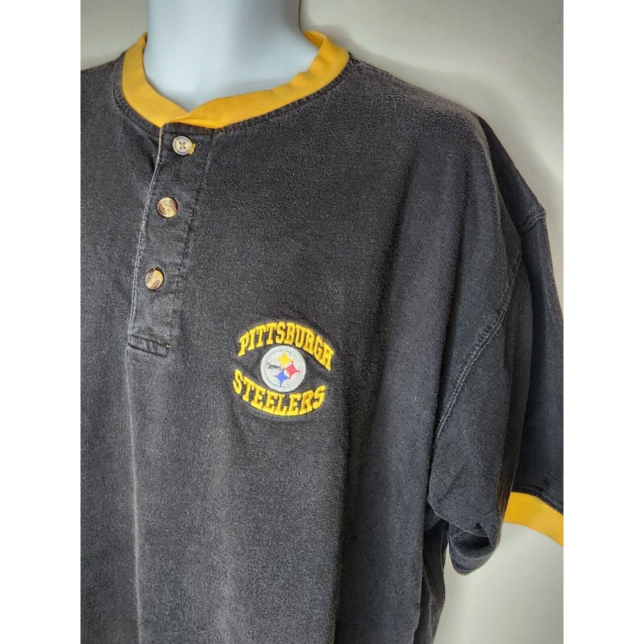 Steelers Vintage Henley Shirt