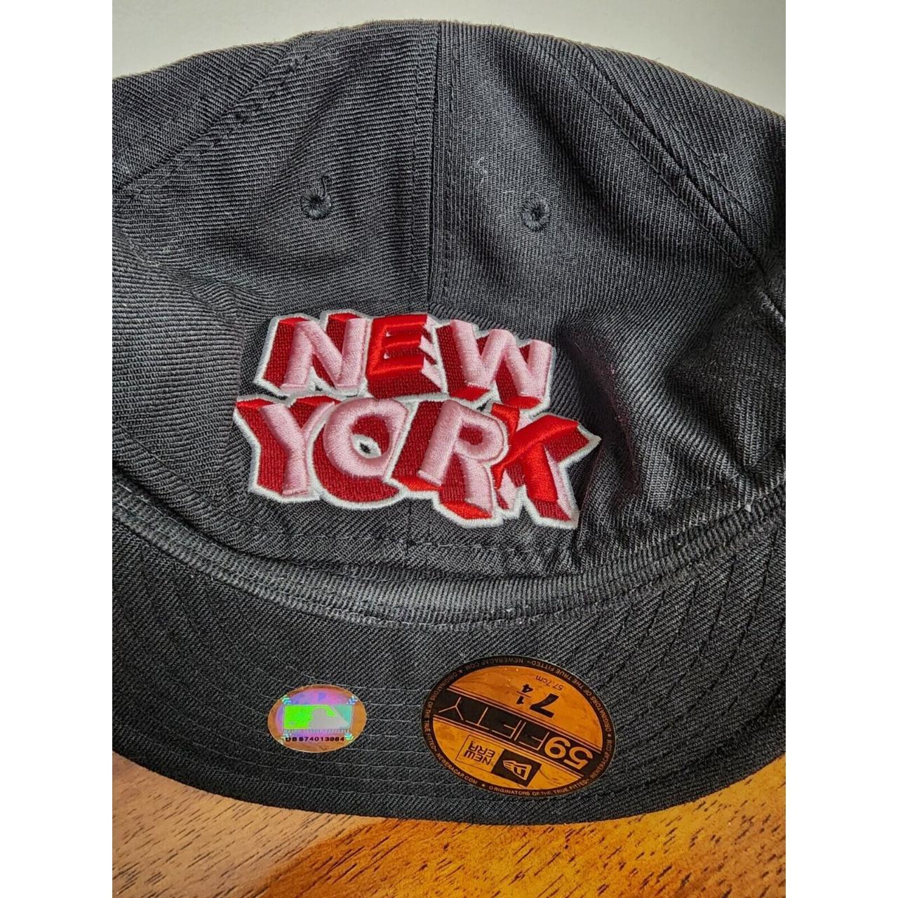 Rare! New York Mets x New York Yankees pink brim - Depop