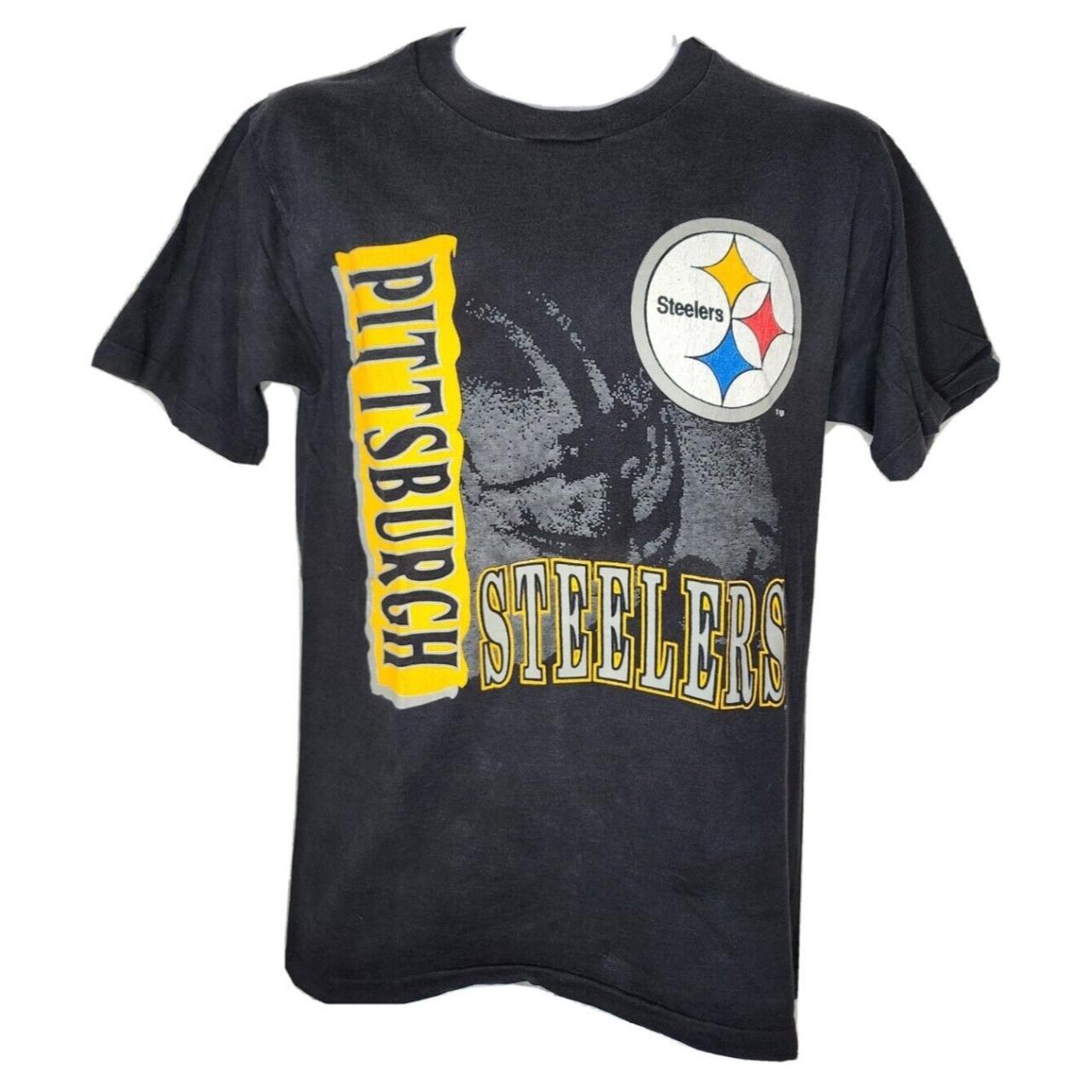 Size small black pittsburgh Steelers shirt from NFL - Depop