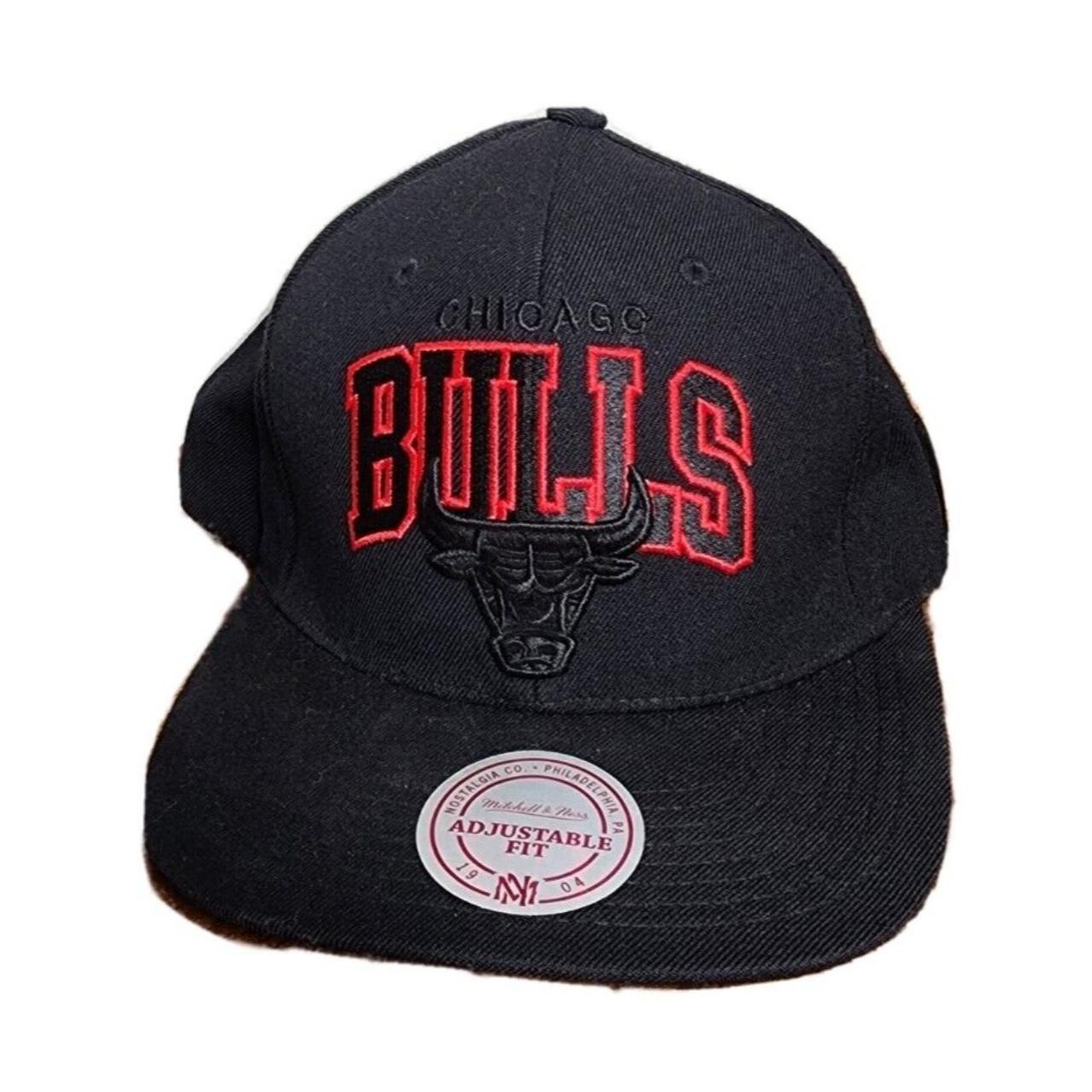 Chicago Bulls NBA Mitchell & Ness Black Red - Depop