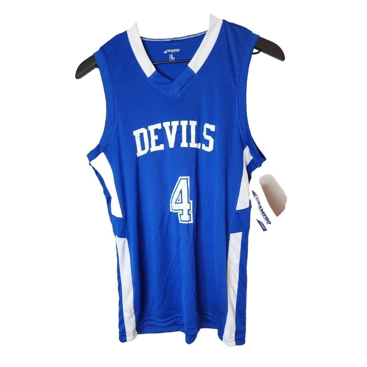 Duke Blue Devils Youth NWT Blue Basketball Jersey. Depop