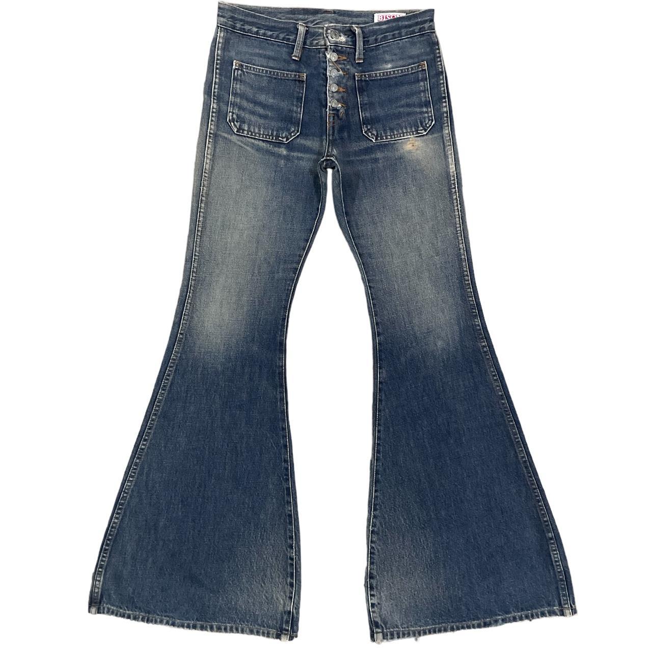 Vintage Japanese Bush Pants Blue Wash Mid Rise | Depop