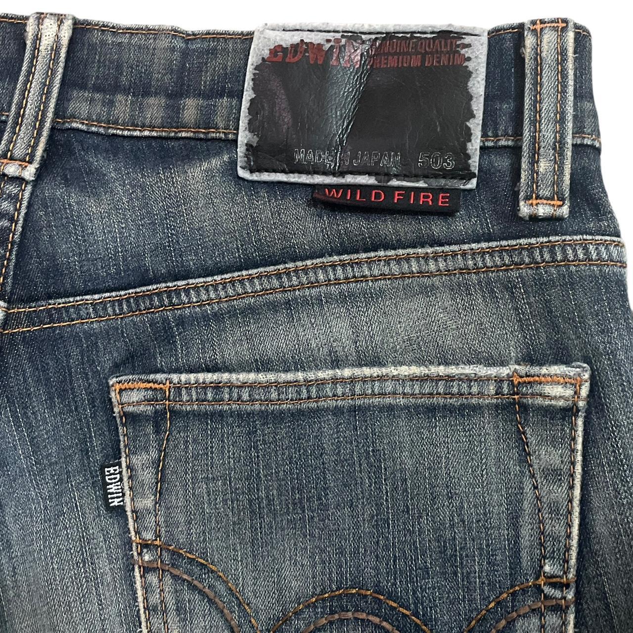 Vintage Edwin 503 Wildfire Rusty Fade Wash
