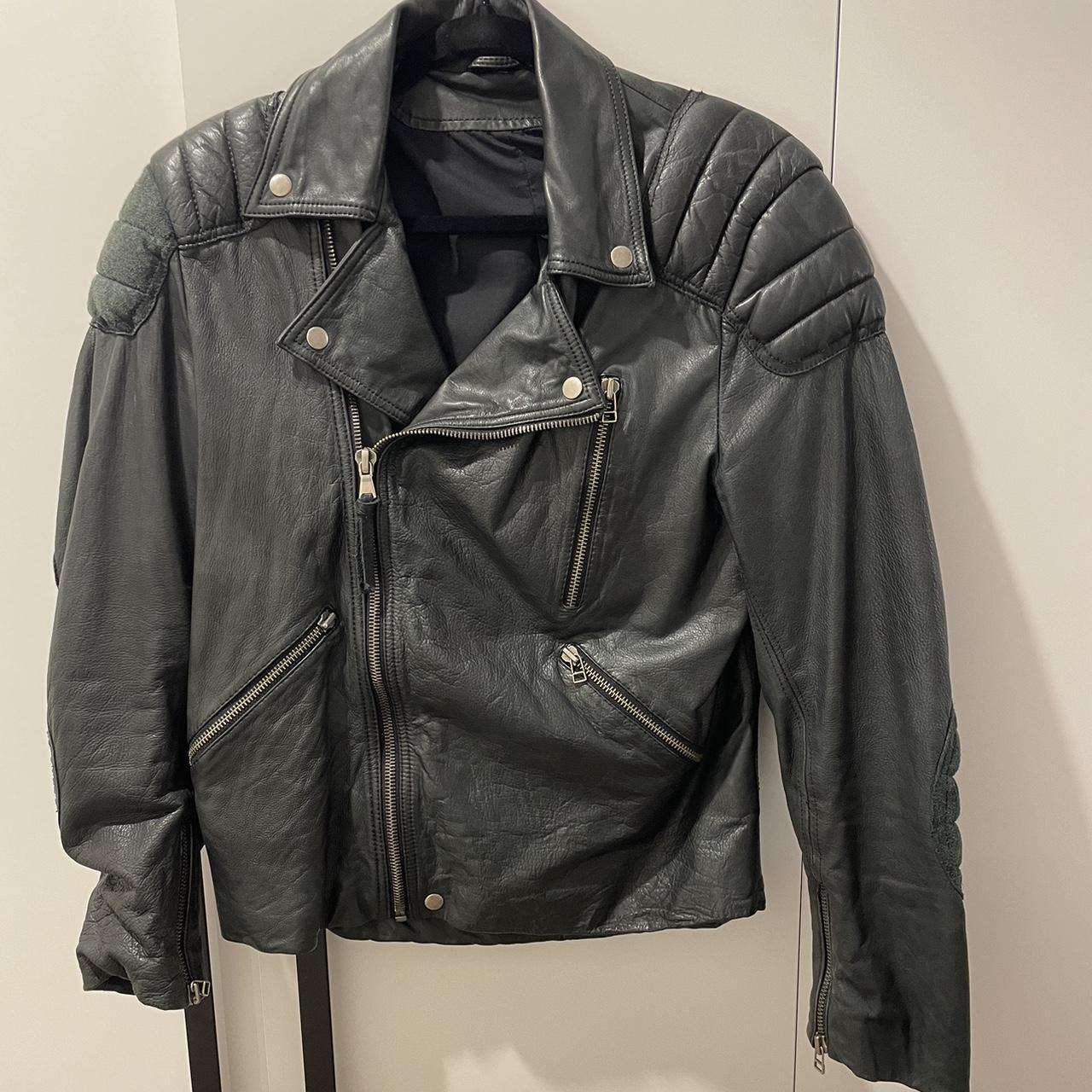 Acne Studios Theo Leather Jacket Black men’s leather... - Depop