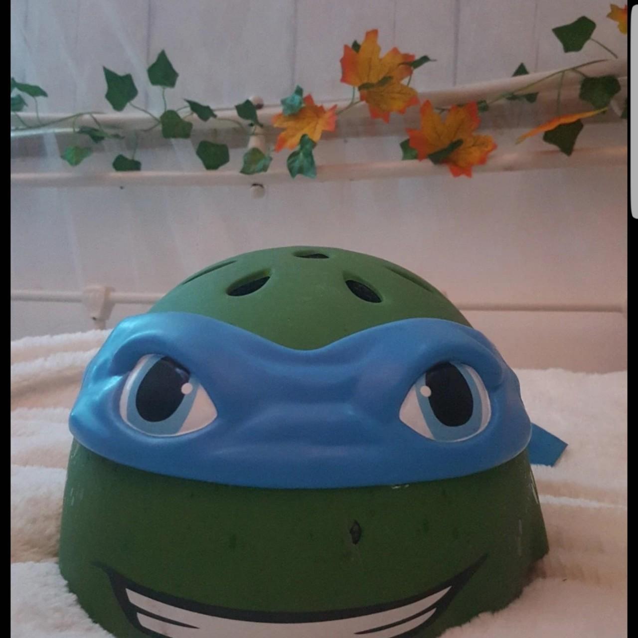 Teenage mutant ninja turtles kids helmet. In great... - Depop