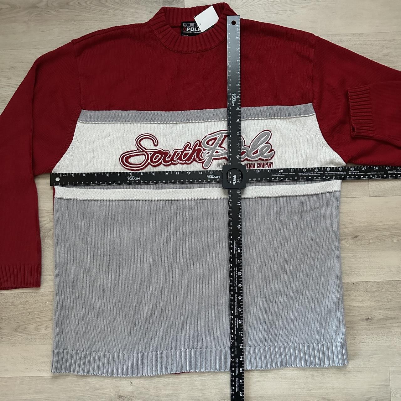 Southpole Men's Sweater - Red/Multi - XL – South … - image 3