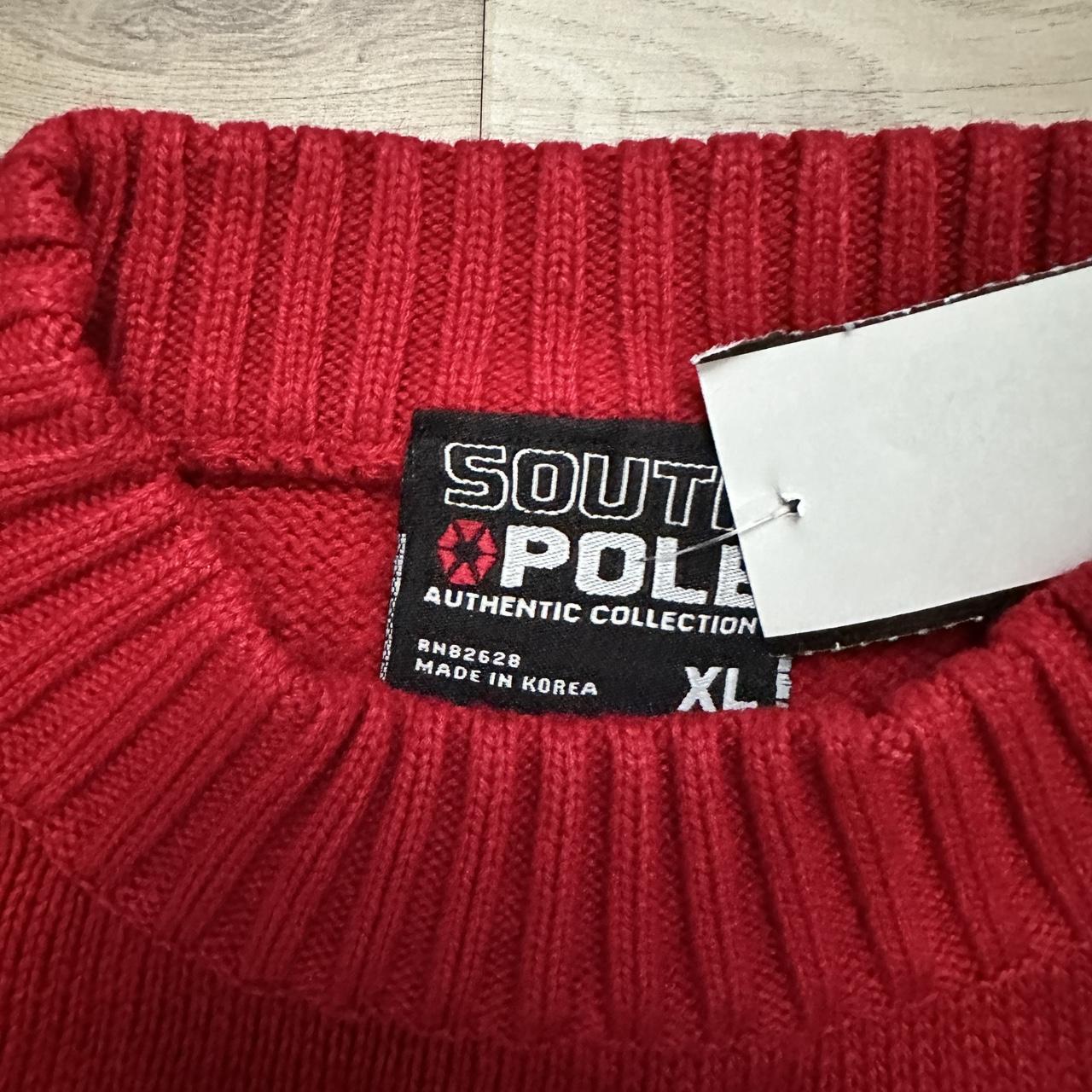 Southpole Men's Sweater - Red/Multi - XL – South … - image 4