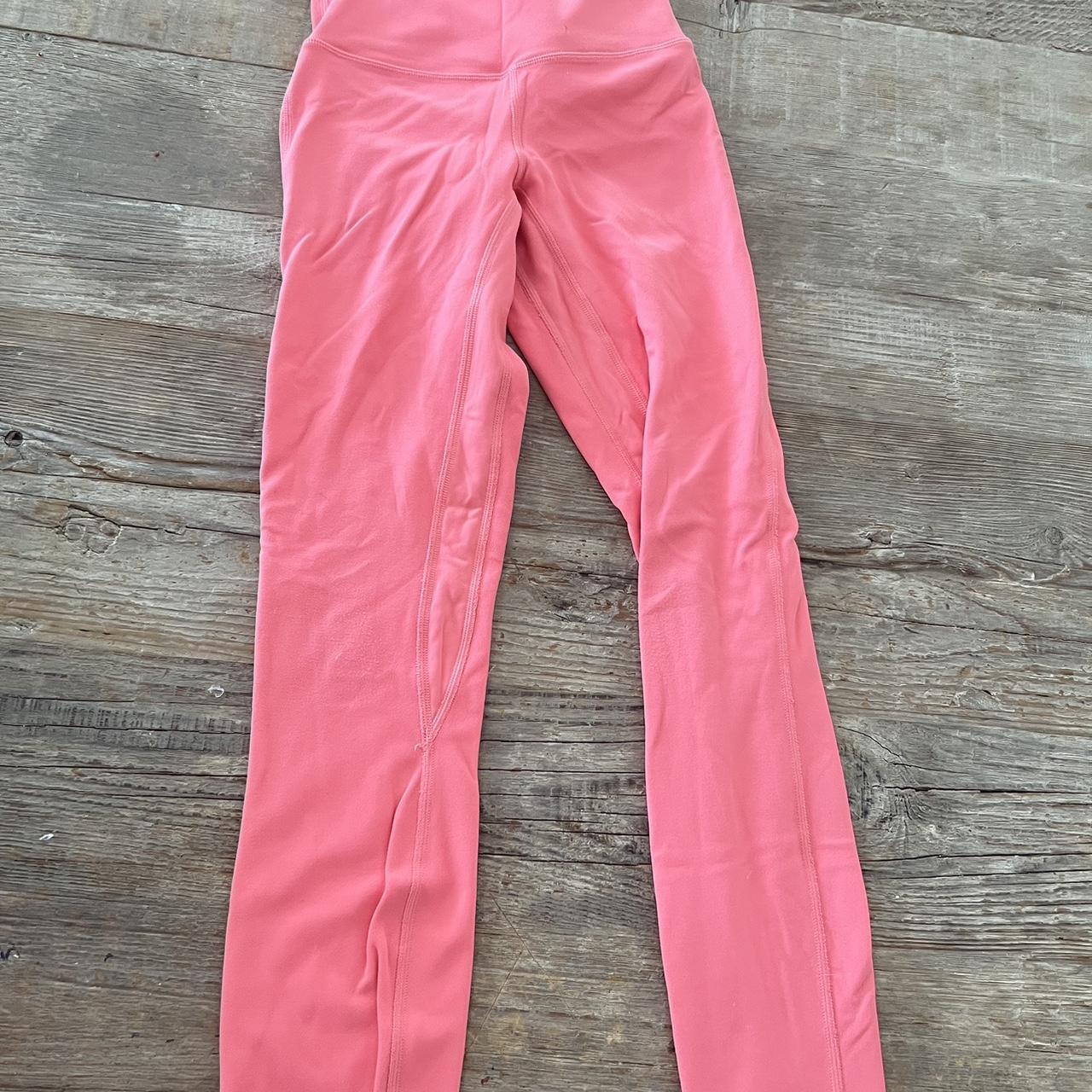 Lululemon pants , Raspberry cream size 0 25 inch , Align