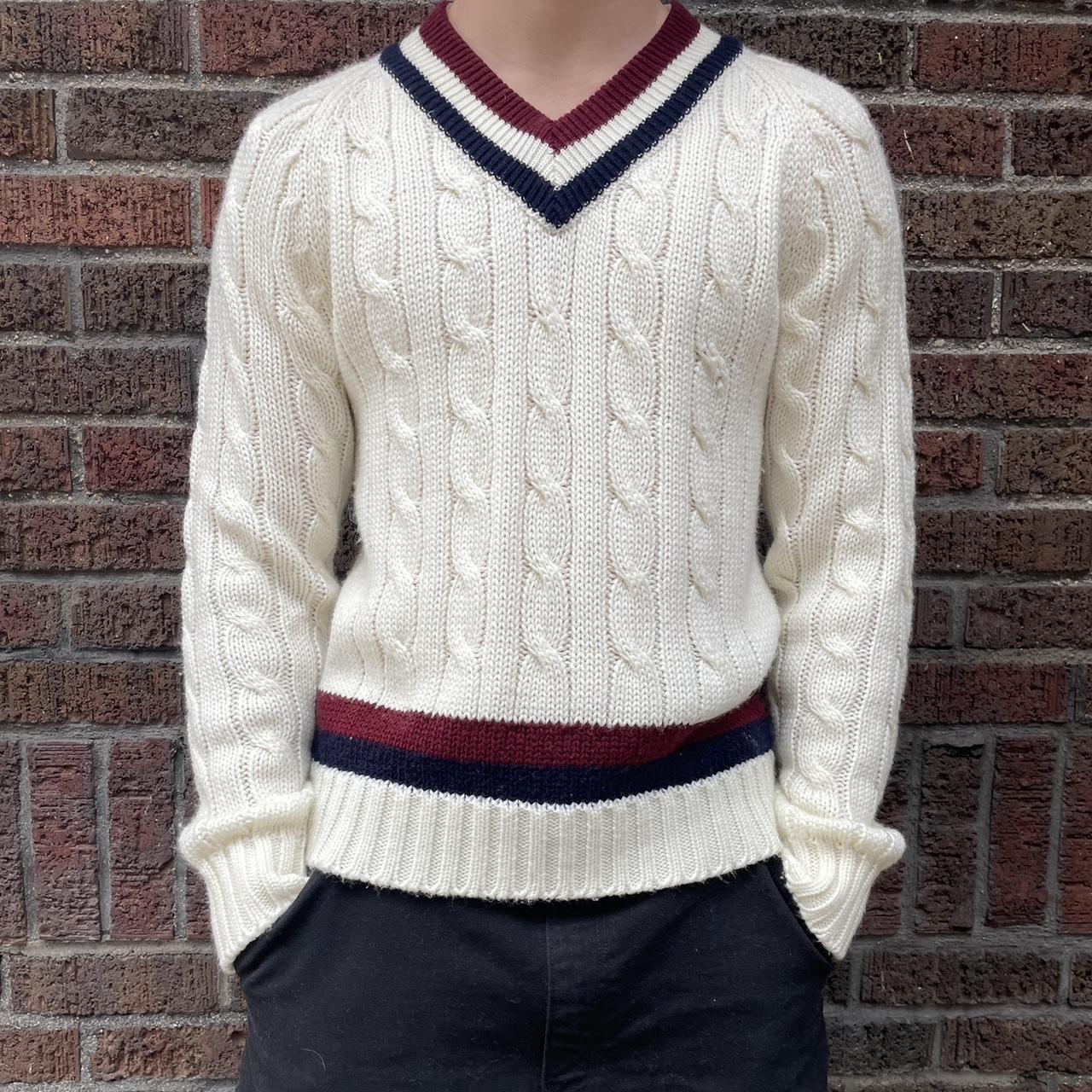 Louis vuitton merci knit sweater sz M Worn once for - Depop