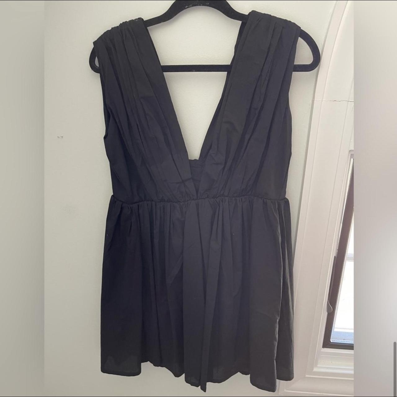 Anthropologie Women's Black Dress | Depop