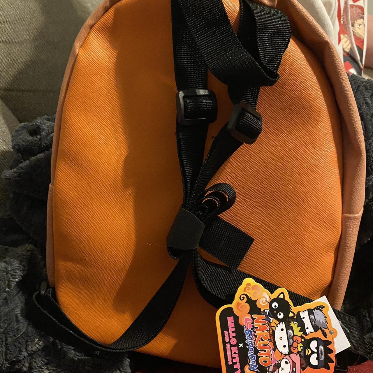 Hot Topic Naruto x Hello Kitty blue mini backpack - Depop