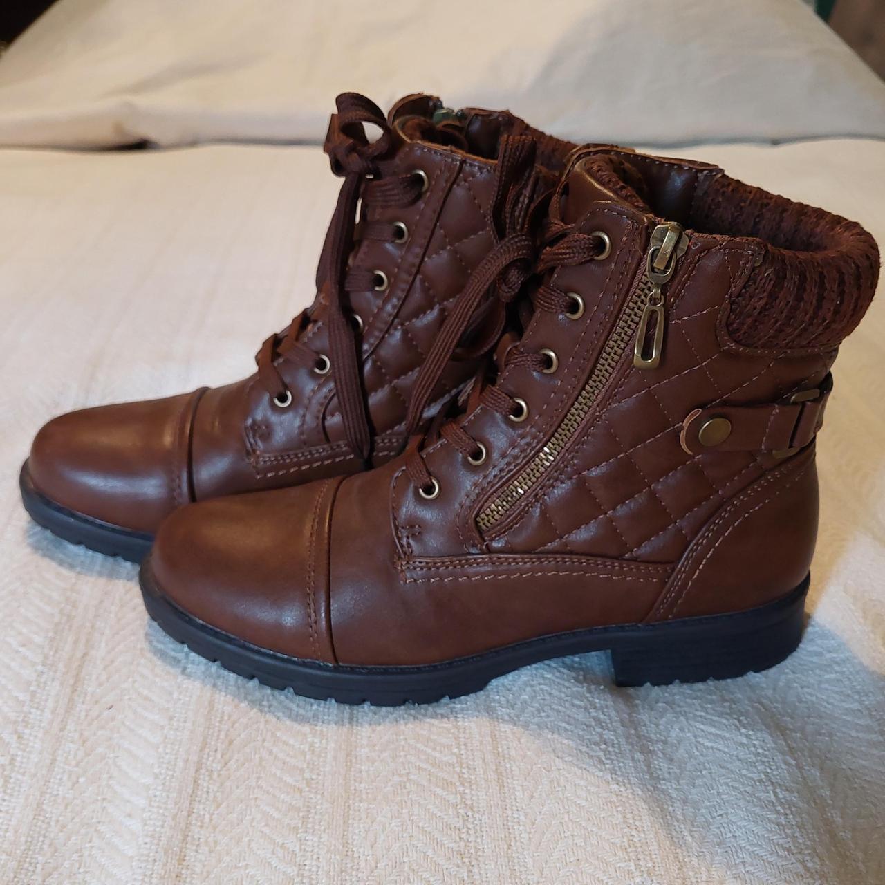 brown ankle boots ladies