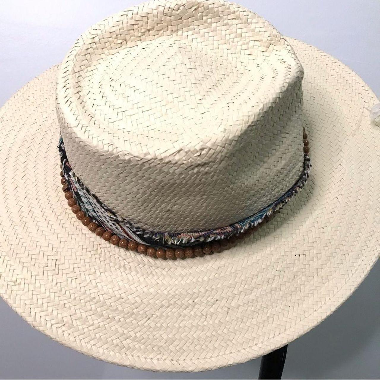 Wyeth Straw Boho Beach Style Hat NWT Beautiful... - Depop