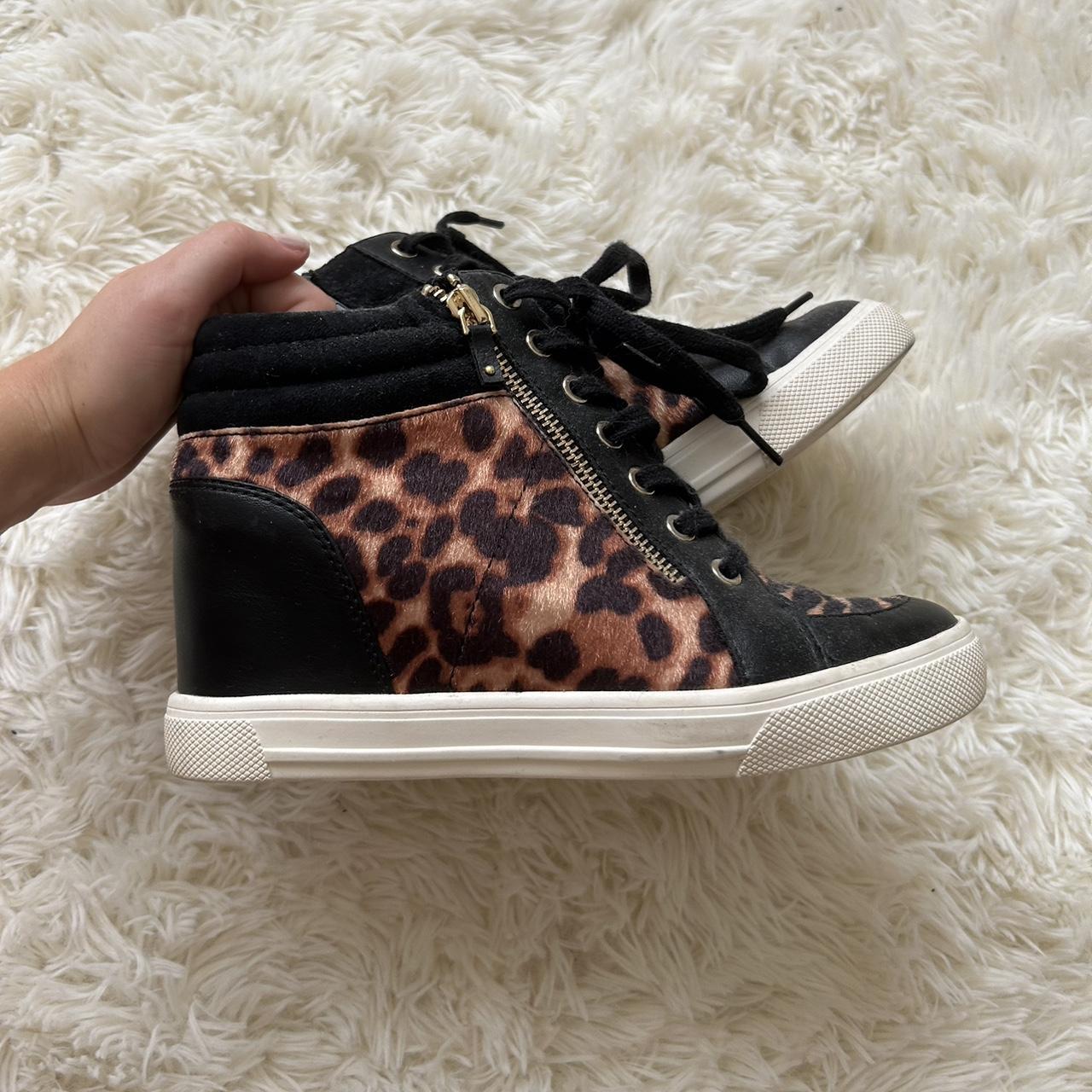 Aldo animal print store sneakers