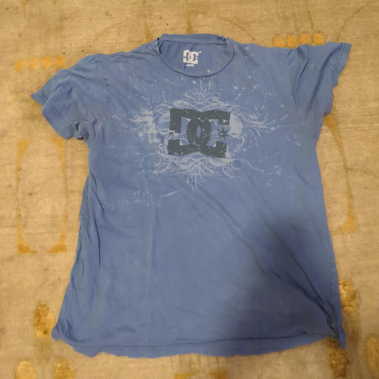 Blue DC shirt Depop
