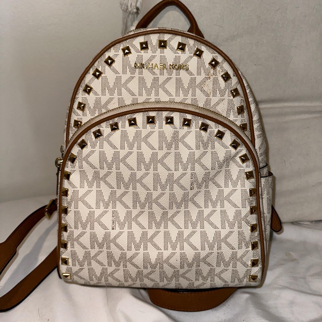 Michael kors sales cream backpack