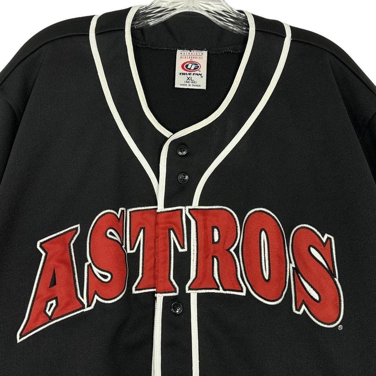 Vintage Houston Astros Jersey Shirt Stitched-on - Depop