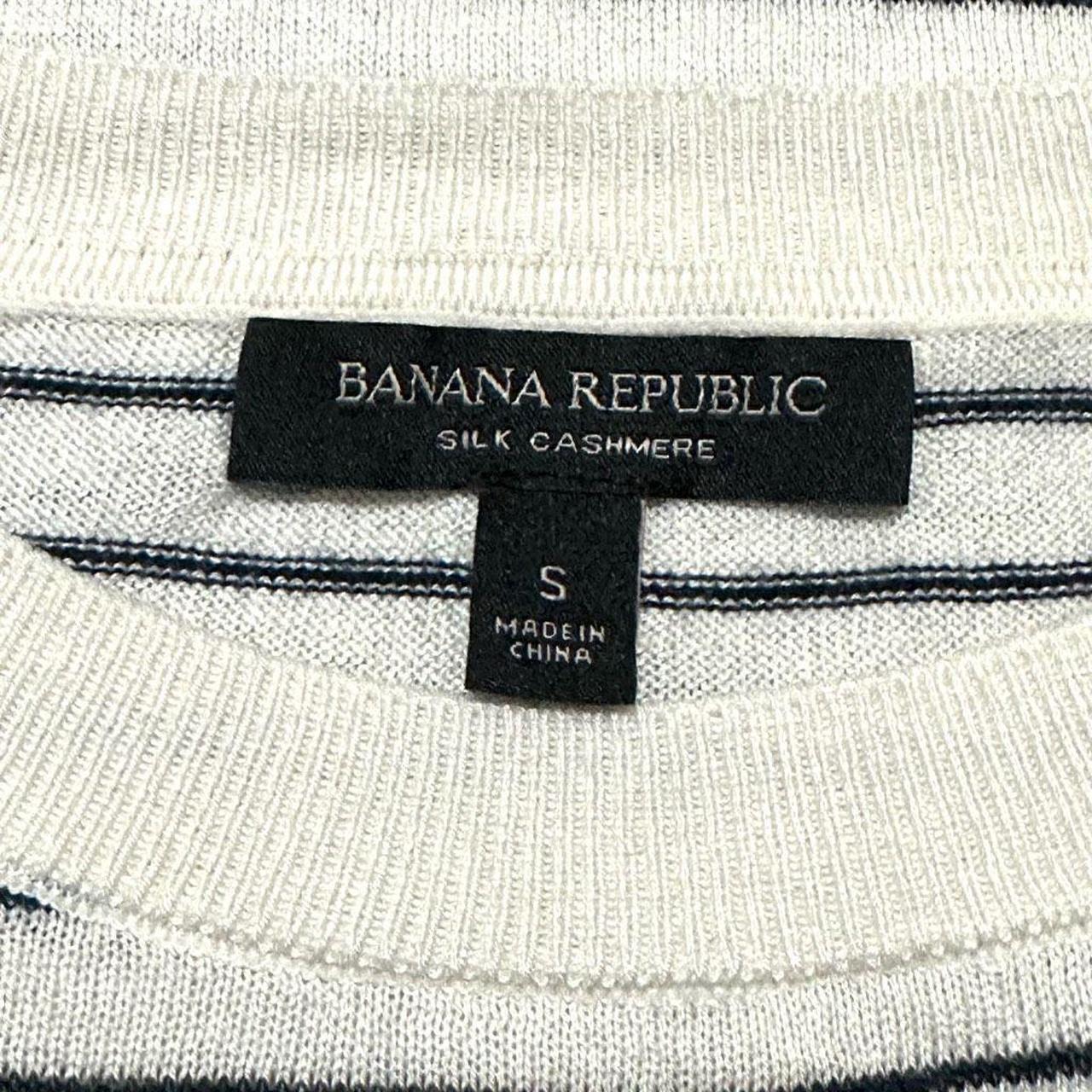 Banana Republic Daydreamer Silk Cashmere Stripe - Depop