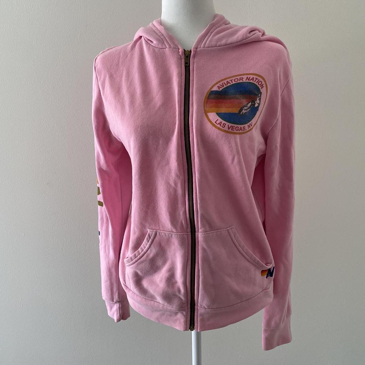 Aviator nation pink online hoodie