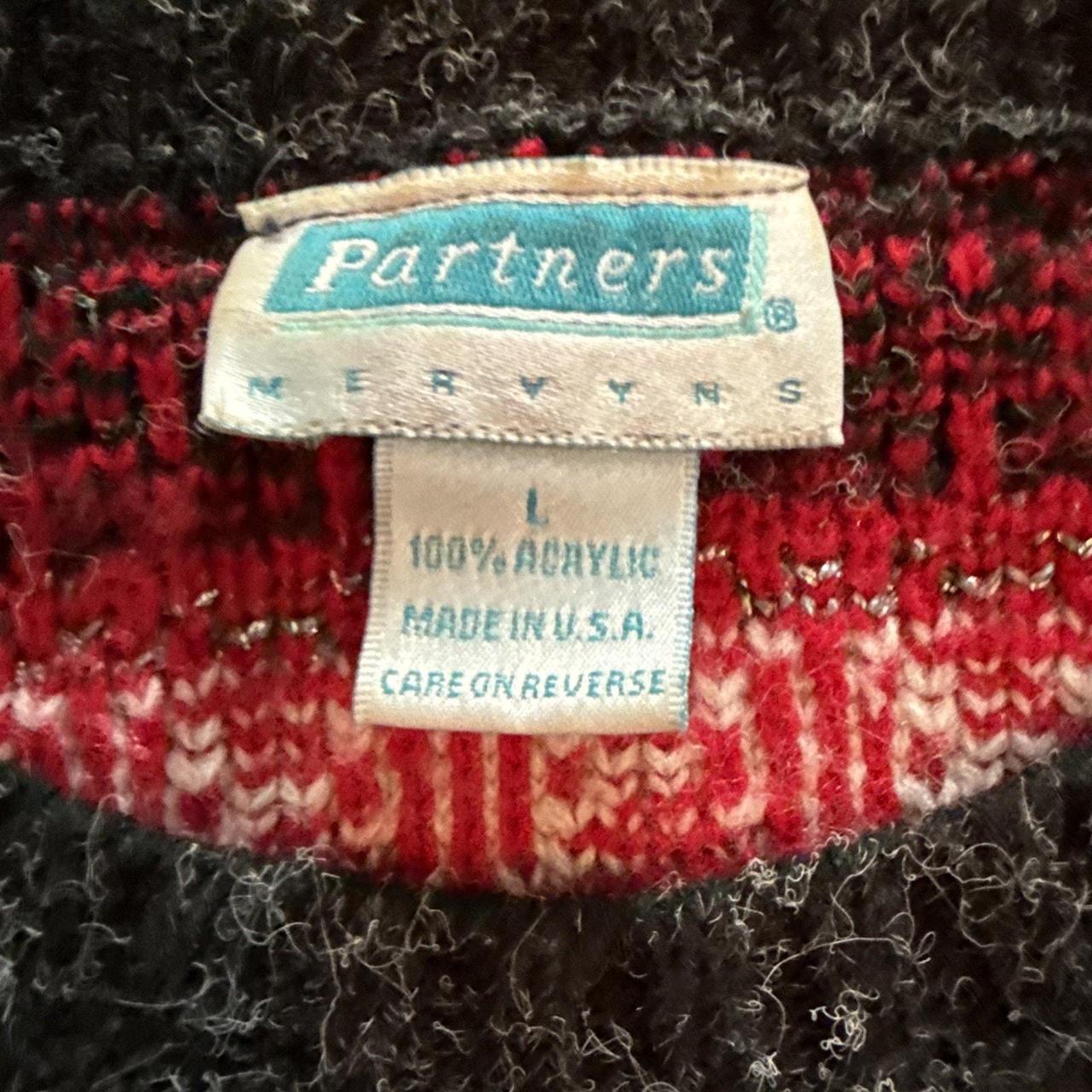 Source Unknown Women's Sweater - Grey/Red - L – C… - image 2