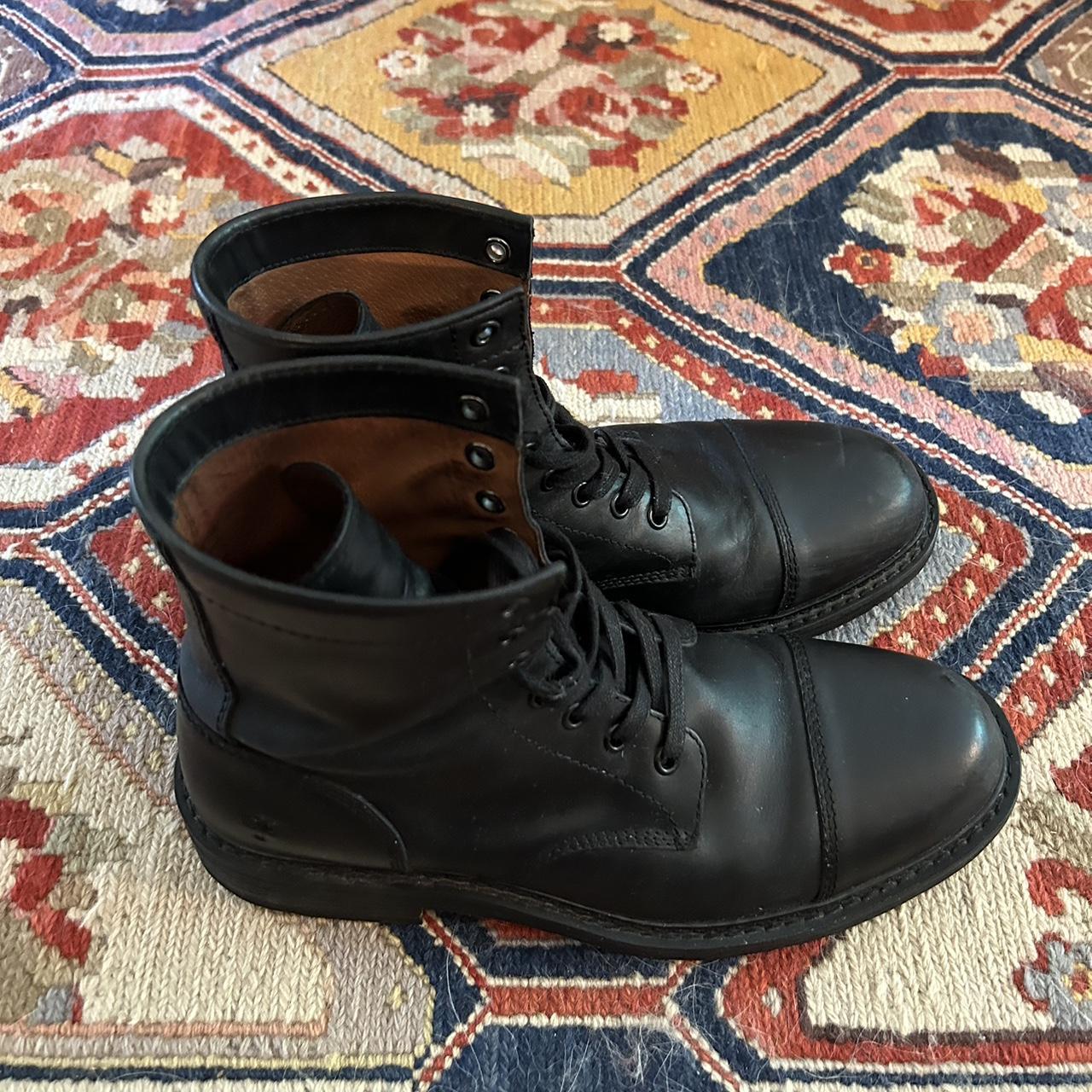 Frye Men's Black Boots | Depop