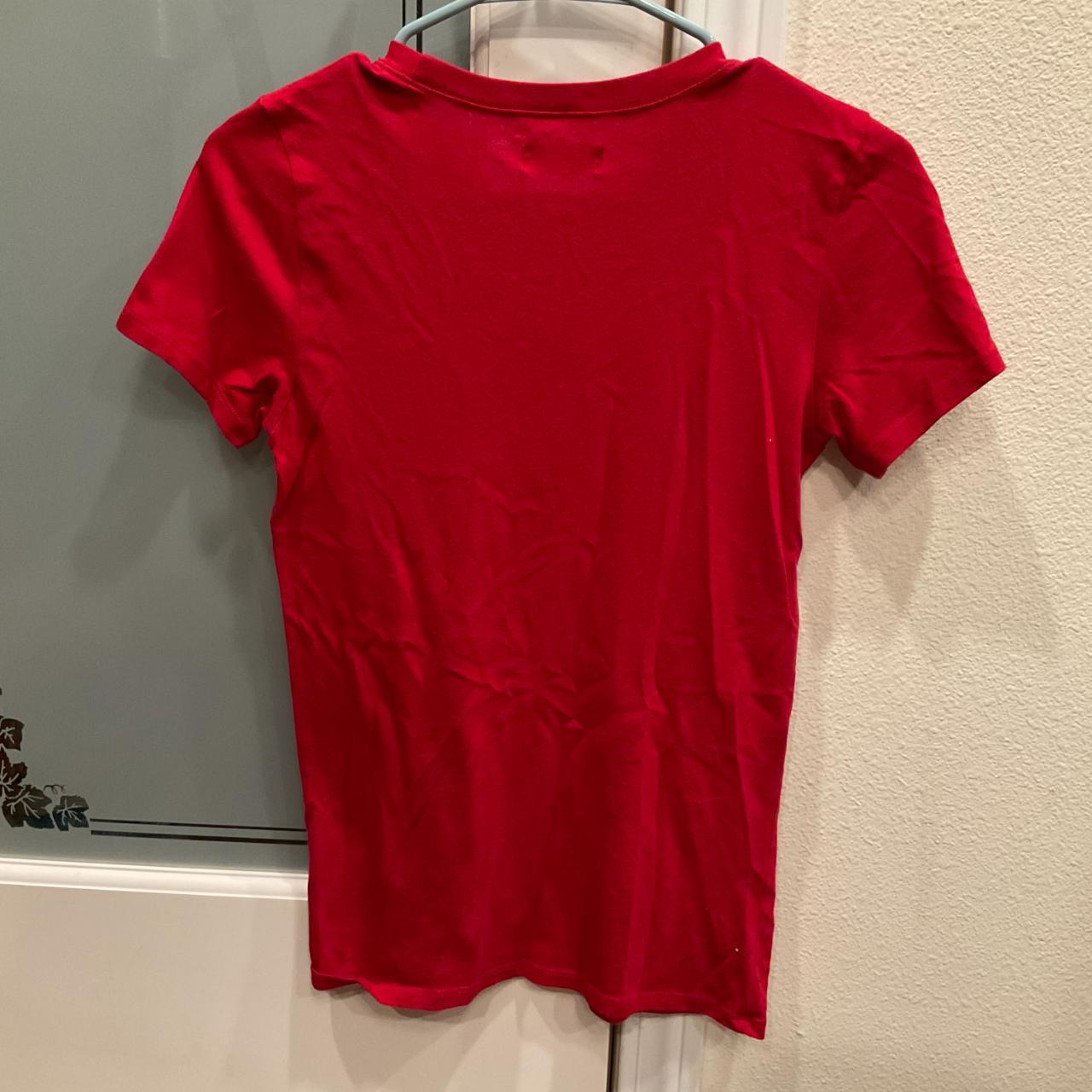 - Hollister - Size: Extra Small - Red shirt w/... - Depop