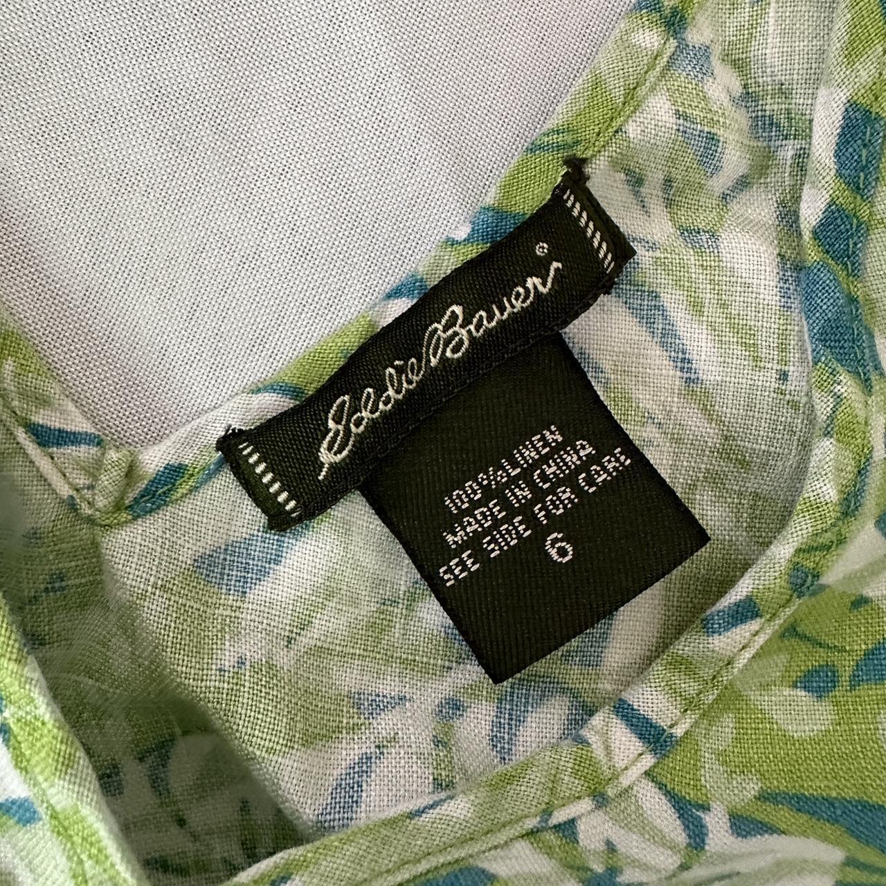 🌿Vintage 90s Eddie Bauer Boho Cottage Botanical 100%... - Depop