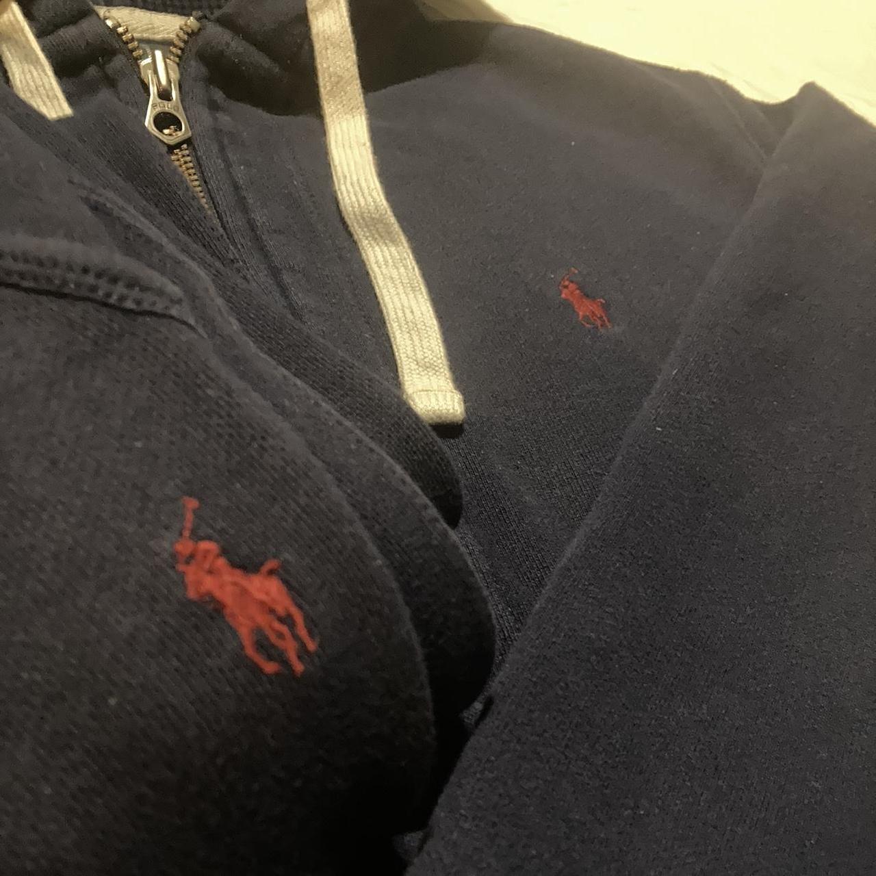 Ralph lauren tracksuit navy / red nicely fits a... - Depop